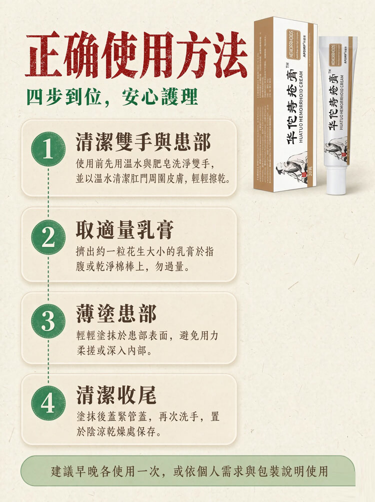 華佗痔瘡膏產品介紹