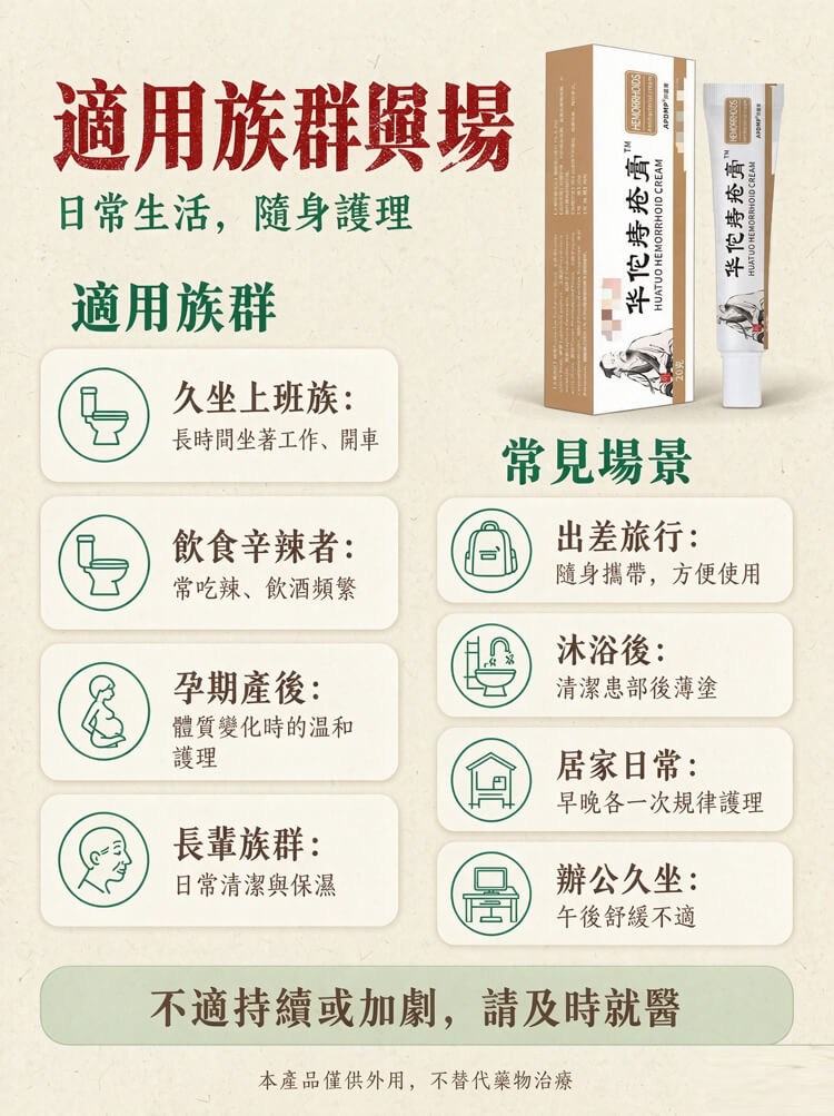 華佗痔瘡膏產品介紹